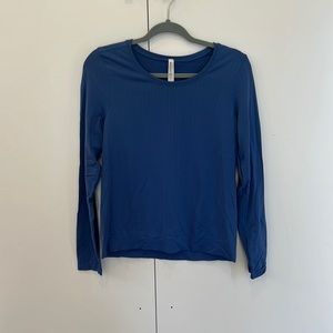 Athleta In Motion Seamless Top - Blue